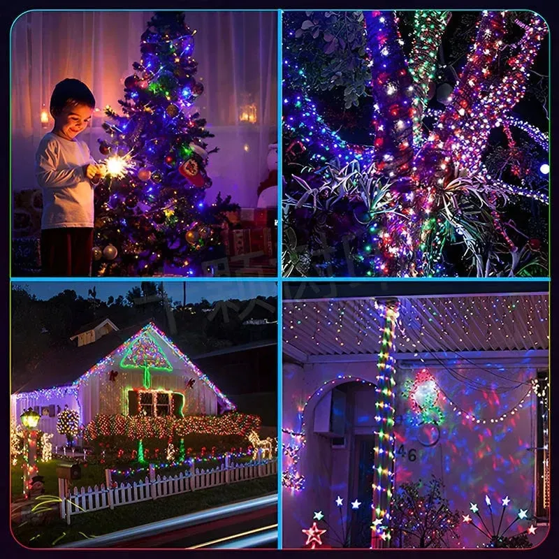 💡🌈Luzes coloridas de controle remoto