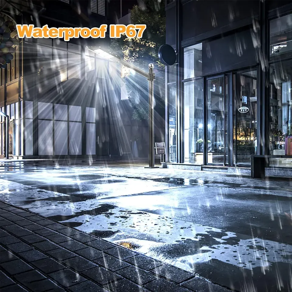 🔥💡360W Commercial Solar Street Flood Light Dusk to Dawn Road Outdoor Wall Lamp（005）🎉👇