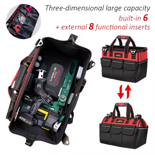 Delixi Multifunctional Oxford Canvas Electric Tool Bag