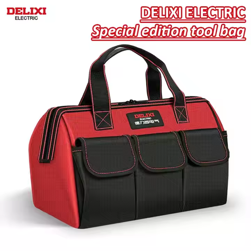 Delixi Multifunctional Oxford Canvas Electric Tool Bag
