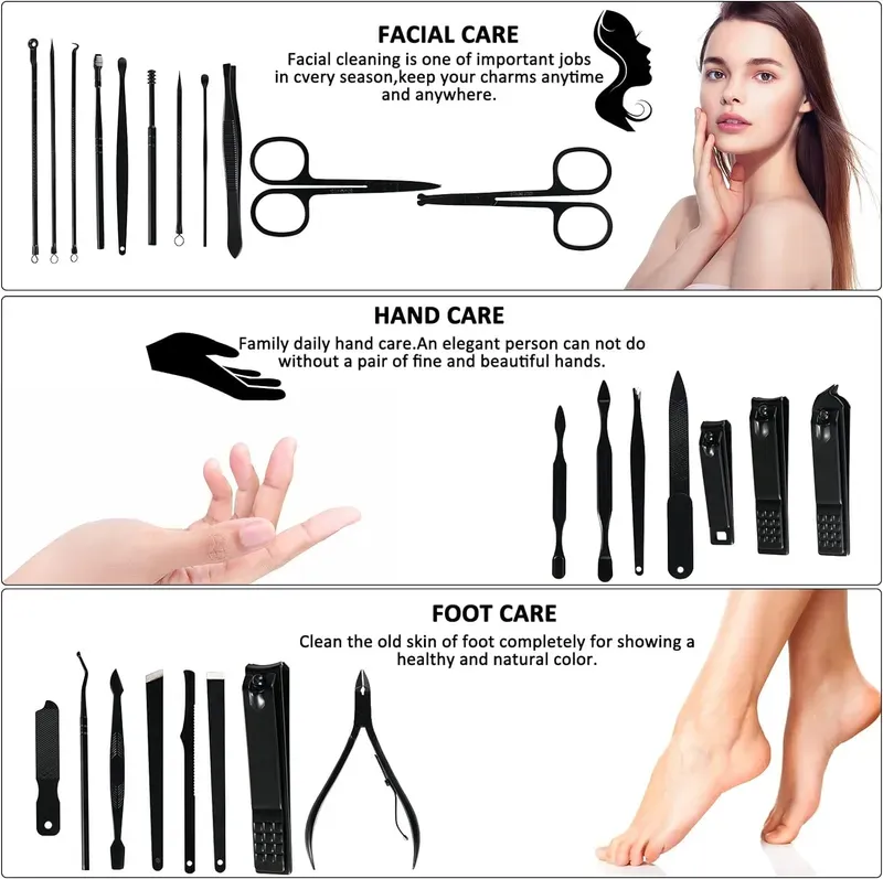 Conjunto de manicure profissional Conjunto de corta-unhas