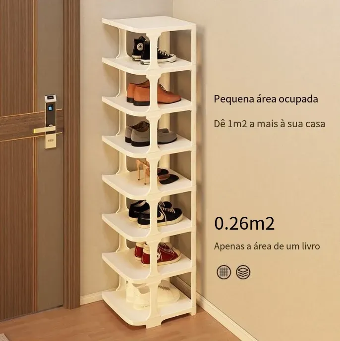 Suporte prático para organização perfeita de calçados Limitar descontos👞