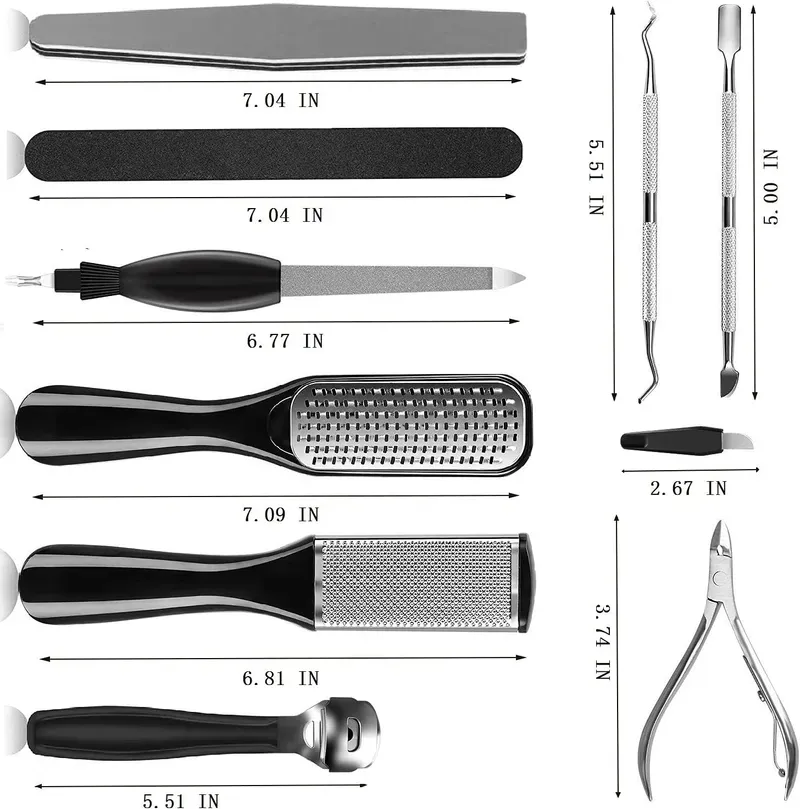 Kit de pedicure profissional 26 em 1