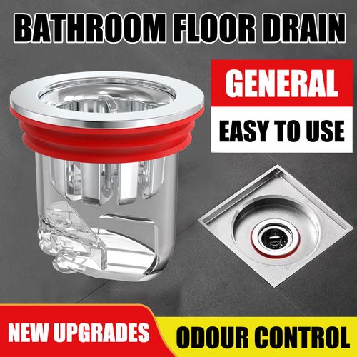 Bathroom Floor Drain Transparent Deodorant Core