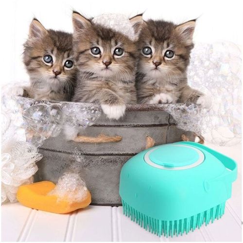 Silicone Pet Bath Shampoo Brush