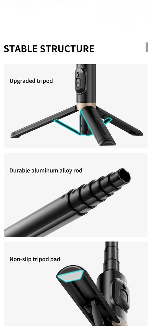 Bluetooth Wireless Handheld Selfie Stick Tripod Extendable Monopod with Remote for Huawei iPhone 13 Pro Max Xiaomi Phone Live