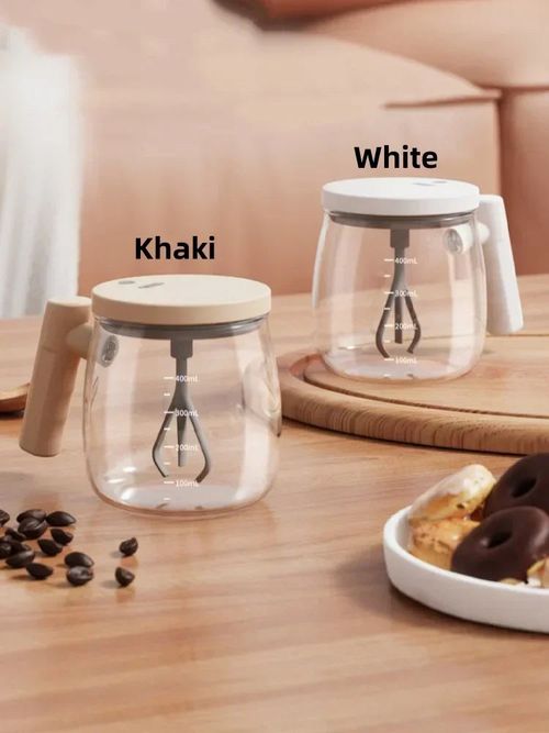 400ML Electric Self Stirring Coffee Cup Rechargeable Self Mixing Juice Coffee Cup Home Office Gyms Protein Powder Mixing Cups