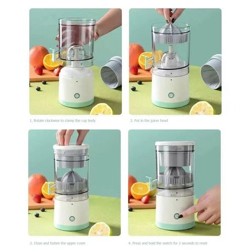 HOMEFISH Electric Juicer Juice Cup Citrus Orange Squeezer USB Charging Fruit Juicer Blender Fresh Separator Press Machine