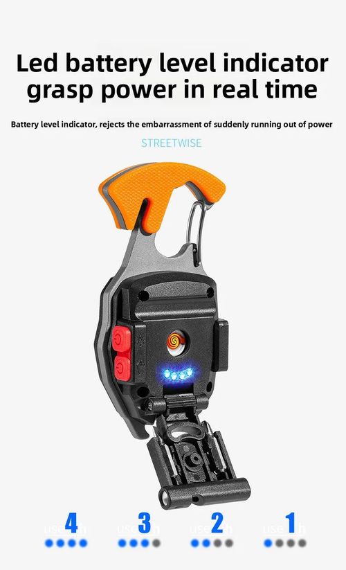5 in1 Multifunctional Mini COB LED KeyChain Light： USB, Magnet, Opener, Screwdriver