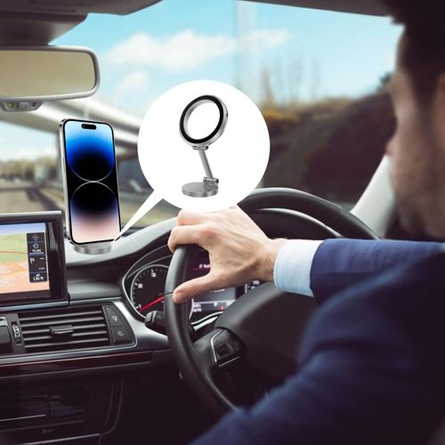 Magnetic Phone Mount 360 Rotation Magnetic Phone Mount Vehicle Navigation Holder For Car Truck SUV RV Vehicle Daily Commuting