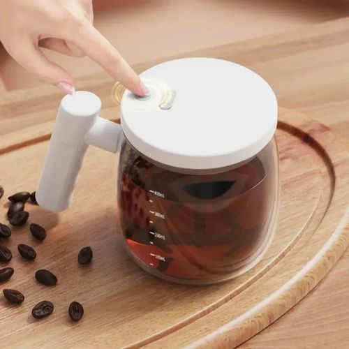 400ML Electric Self Stirring Coffee Cup Rechargeable Self Mixing Juice Coffee Cup Home Office Gyms Protein Powder Mixing Cups