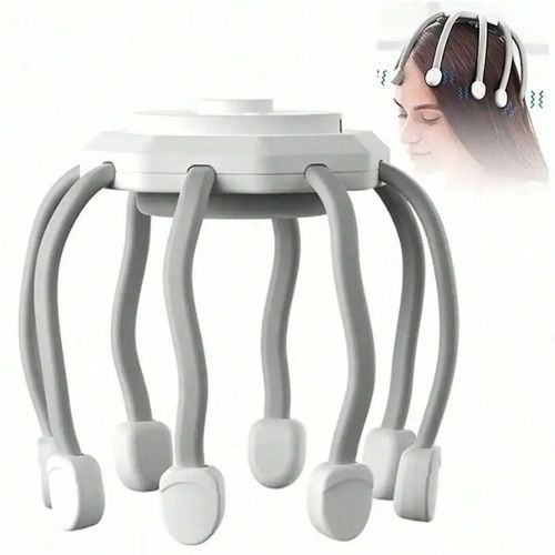 Ultra Scalp Massager, Head Massager Stress Release Massager with 8-Frequency Vibrating Contacts, 3 Modes 360 Degree Portable Ult