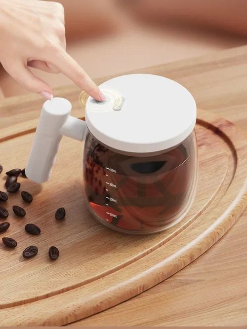 400ML Electric Self Stirring Coffee Cup Rechargeable Self Mixing Juice Coffee Cup Home Office Gyms Protein Powder Mixing Cups
