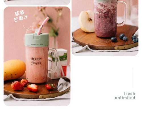 New Royalty Line Roya Mason Cup Juicer Electric Portable Stirring Crushed Smoothies Juicer New Product