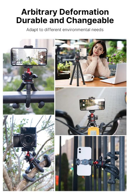 VIJIM Ulanzi MT-33 Flexible Octopus Tripod for Phone Camera DSLR 2in1 Design Tripod With Phone Holder Side Cold Shoe 1/4'' Screw