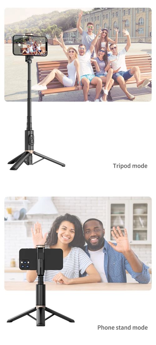 Bluetooth Wireless Handheld Selfie Stick Tripod Extendable Monopod with Remote for Huawei iPhone 13 Pro Max Xiaomi Phone Live