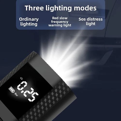 150PSI Car Wireless Inflator Portable Car Auto Inflator Small Sedan Tire Inflator Motorcycle Bicycle Basketball with Storage Bag