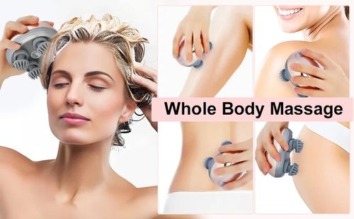 Electric Scalp Massager Handheld Portable  Scalp Massager Head Scratcher for Full Body Massage Deep Clean and Stress Relax.