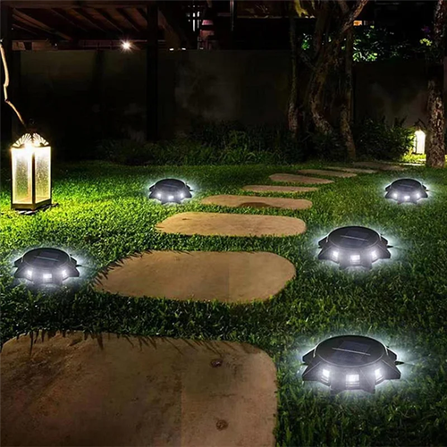2PCS Exquisite Outdoor Underground Lamp With Automatic Lighting- Multipurpose In-Ground Solar Light - Solar Ground Light Durable