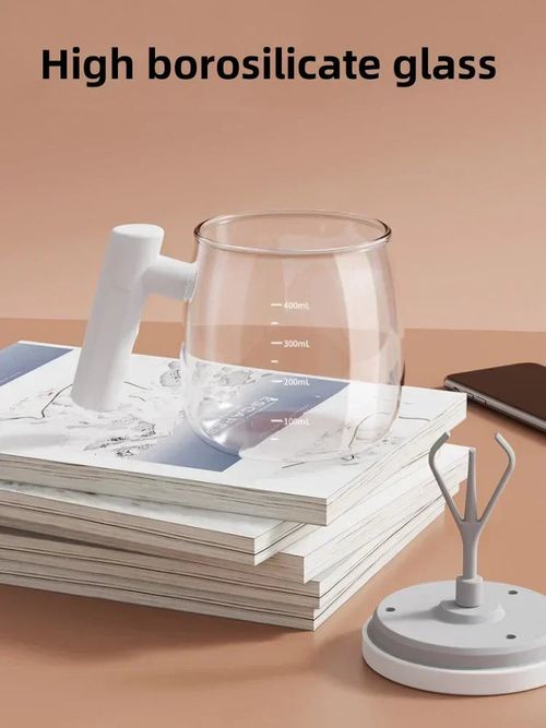 400ML Electric Self Stirring Coffee Cup Rechargeable Self Mixing Juice Coffee Cup Home Office Gyms Protein Powder Mixing Cups