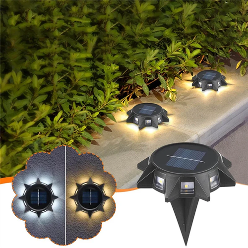 2PCS Exquisite Outdoor Underground Lamp With Automatic Lighting- Multipurpose In-Ground Solar Light - Solar Ground Light Durable