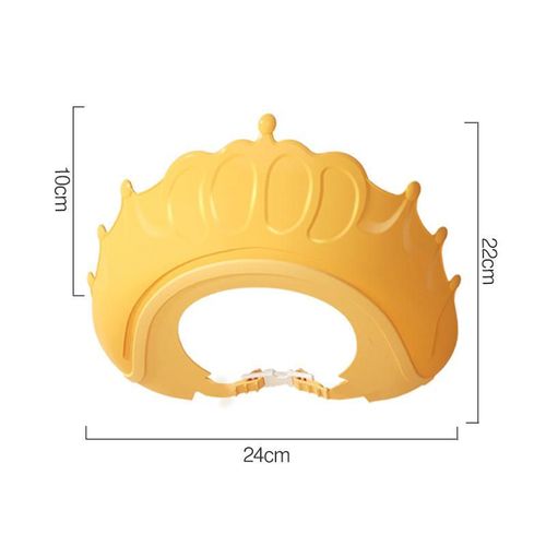 Fashion Design Plastic Crown Cartoon Kids Hair Wash Bathing Shampoo Hat Babies Baby Shower Cap