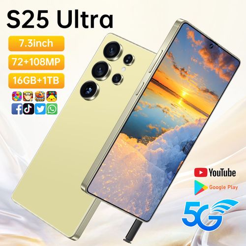 S25 Ultra features a large touchscreen with a 6.9-inch display and is equipped with Android 14. It is a popular 5G smartphone that is currently on sale.