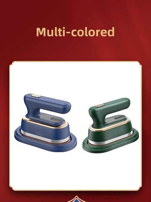 Business-level professional household ironing machine, portable mini vertical electric handheld folding electric iron for household, business and travel use (Sapphire Blue)