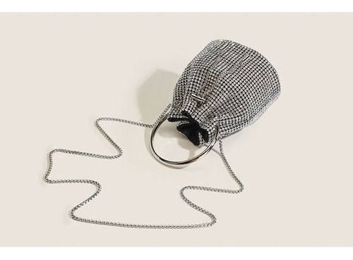 Rhinestone Evening Bag Bling Purse Sparkly Diamond Clutch Purse for Women Shoulder Handbag Cocktail Party Wedding Prom