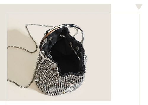 Rhinestone Evening Bag Bling Purse Sparkly Diamond Clutch Purse for Women Shoulder Handbag Cocktail Party Wedding Prom