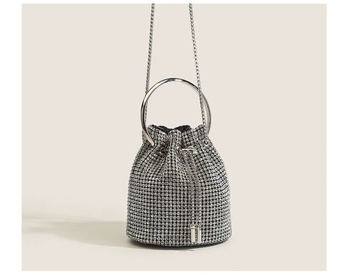 Rhinestone Evening Bag Bling Purse Sparkly Diamond Clutch Purse for Women Shoulder Handbag Cocktail Party Wedding Prom