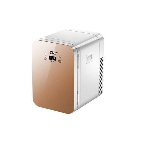 SAST car mounted mini refrigerator, car home dual-use mini beauty mini, self driving travel exclusive breast milk refrigeration, dormitory single use 16L