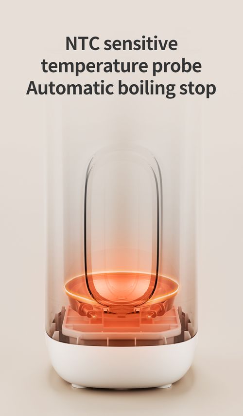 Electric hot water cup - stainless steel mini portable travel electric water warmer - 650ml insulated water jug