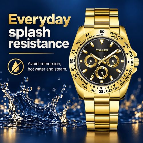 YOLAKO Luminous Business Watch | Black or Green Dial