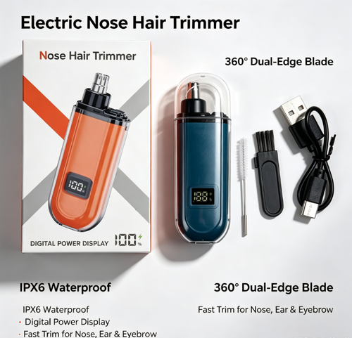 USB-C Nose Hair Trimmer
