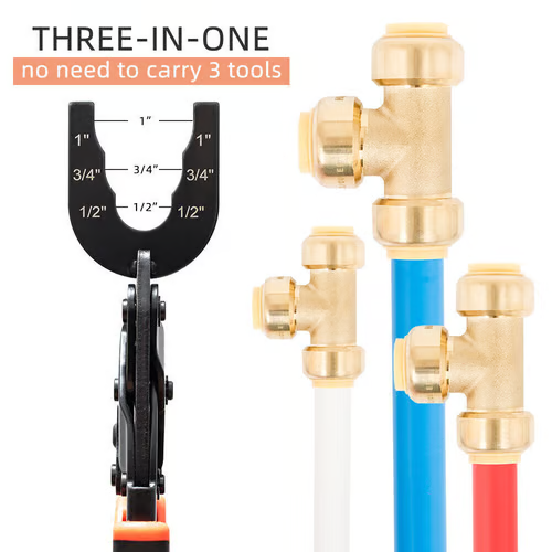 Disconnect Pliers - For Removing Brass Push-In, Push-In Connections