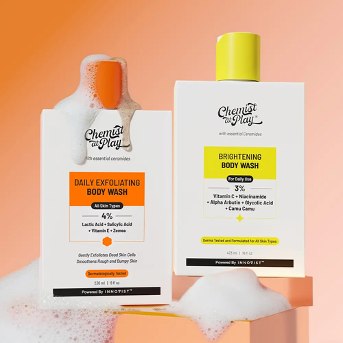 Gentle Exfoliating Body Wash and Brightening Boost Body Wash