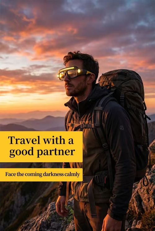 New Multi-Function Glasses Light