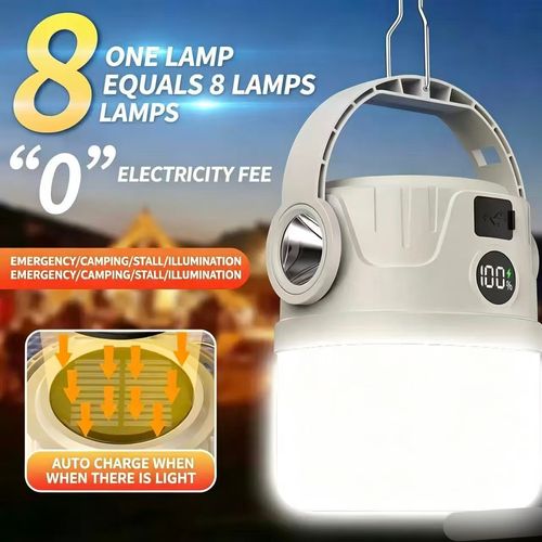 Multifunction Solar Camping Lamp