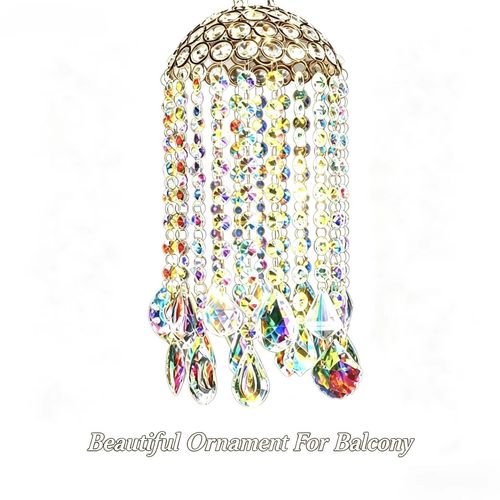 Rainbow Crystal Wind Chime