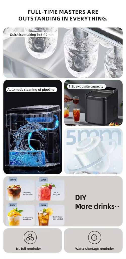 Touch Screen Fast Ice Maker for Africa