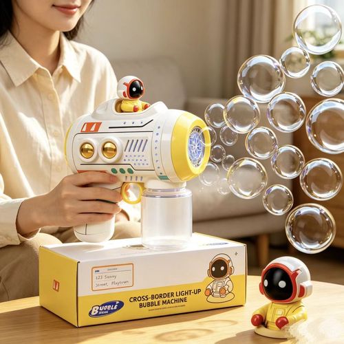 Easy operation for kids, enjoy happy bubble time anytime anywhere.