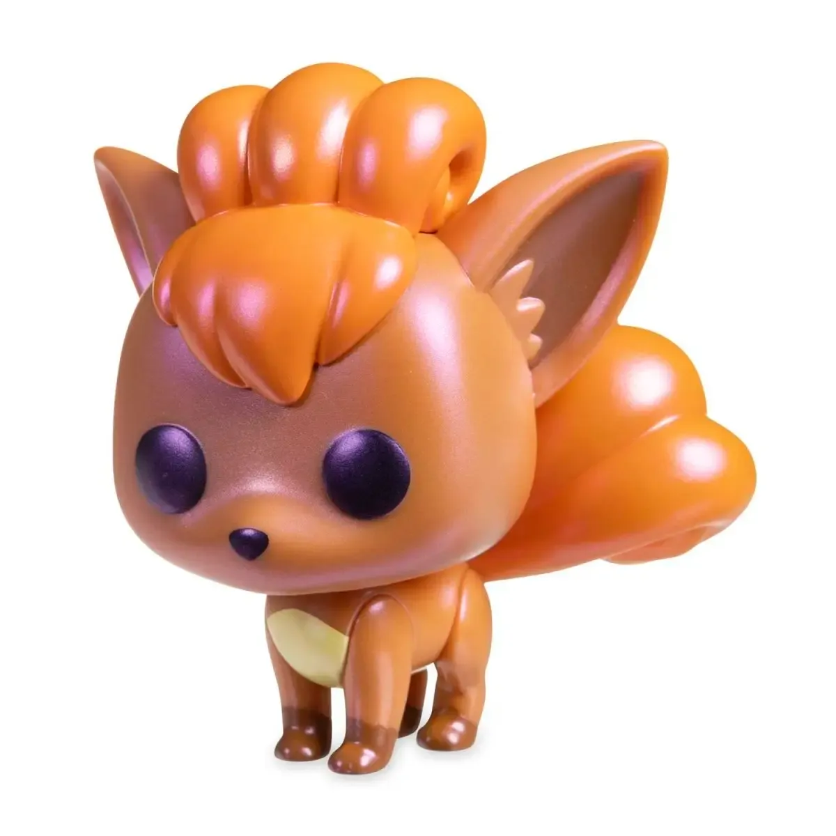 This Vulpix Pop! figure features a dazzling pearlescent finish, adding a vibrant touch to your collection. This highly collectible Funko figure is available exclusively at the Pokémon Center.