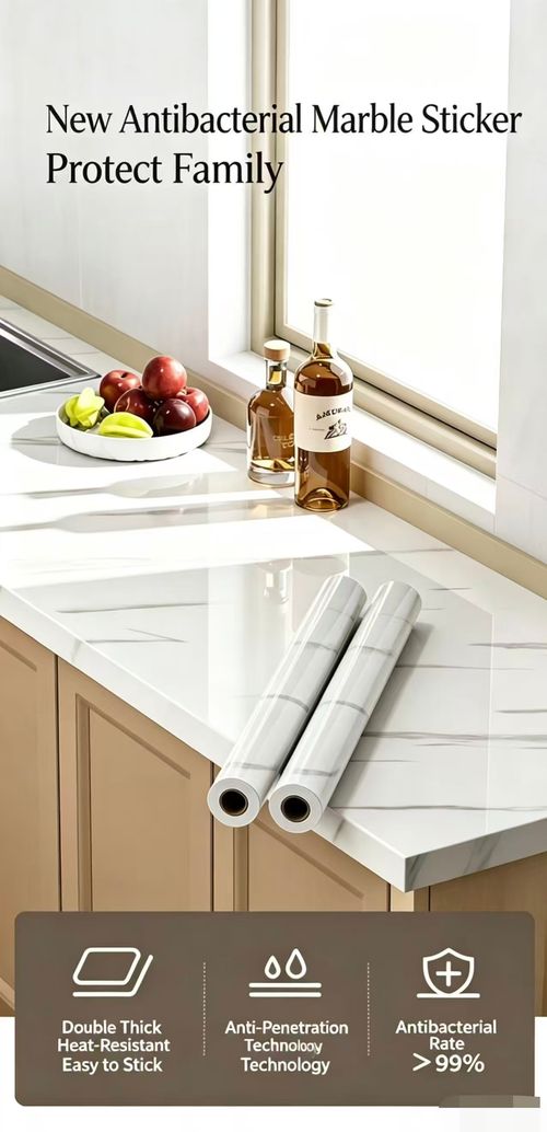 Waterproof Marble Self-Adhesive Film
