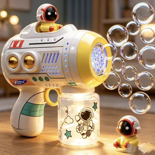Easy operation for kids, enjoy happy bubble time anytime anywhere.