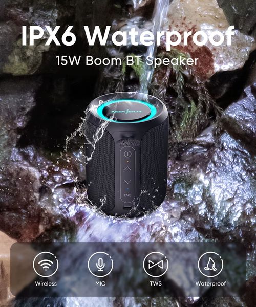 Wireless portable 15W Bluetooth speaker