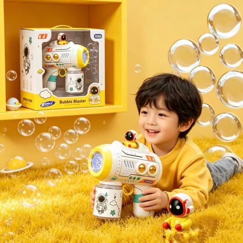 Easy operation for kids, enjoy happy bubble time anytime anywhere.