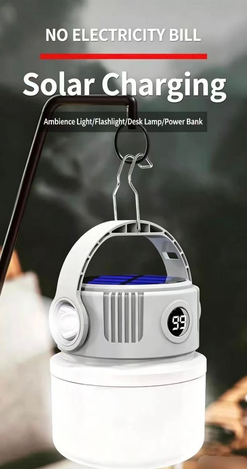 Multifunction Solar Camping Lamp