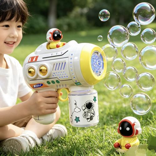 Easy operation for kids, enjoy happy bubble time anytime anywhere.