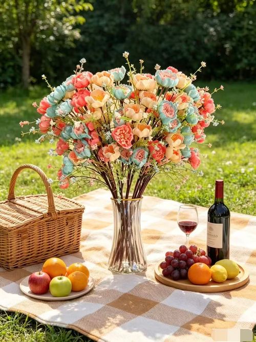 Artificial Peony Flowers